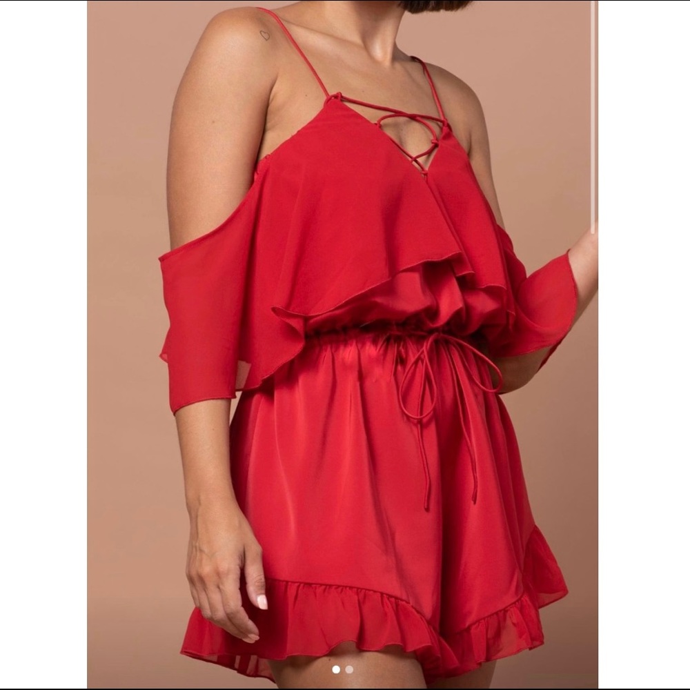 NWT BY EGREIS ESMERALDA ROMPER